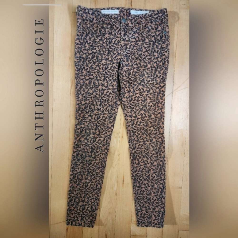Pilcro Anthropologie Serif Stretch Corduroy Pants Size 28 (H3)